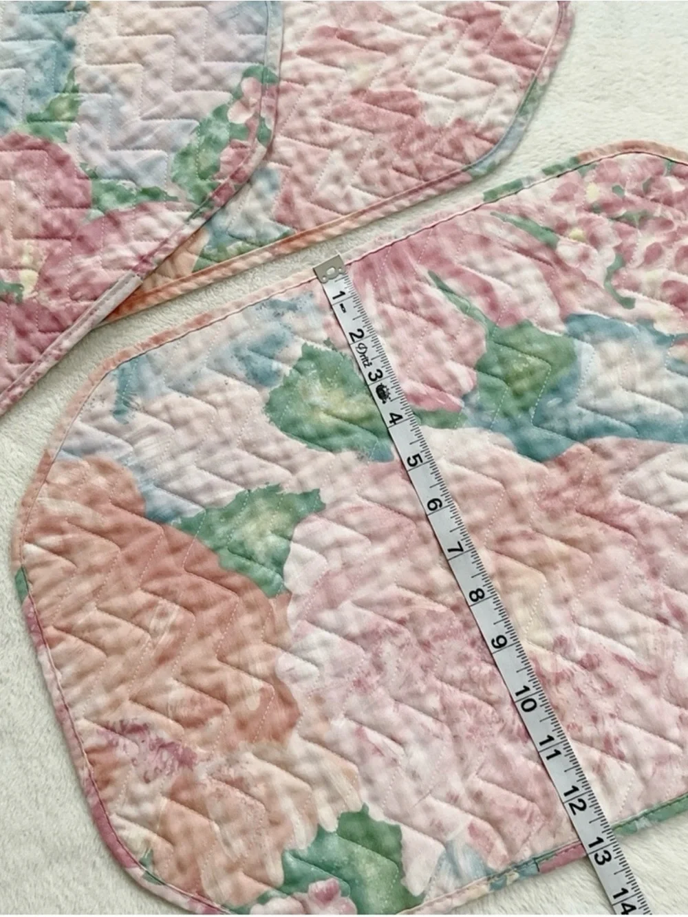 Vintage quilted floral